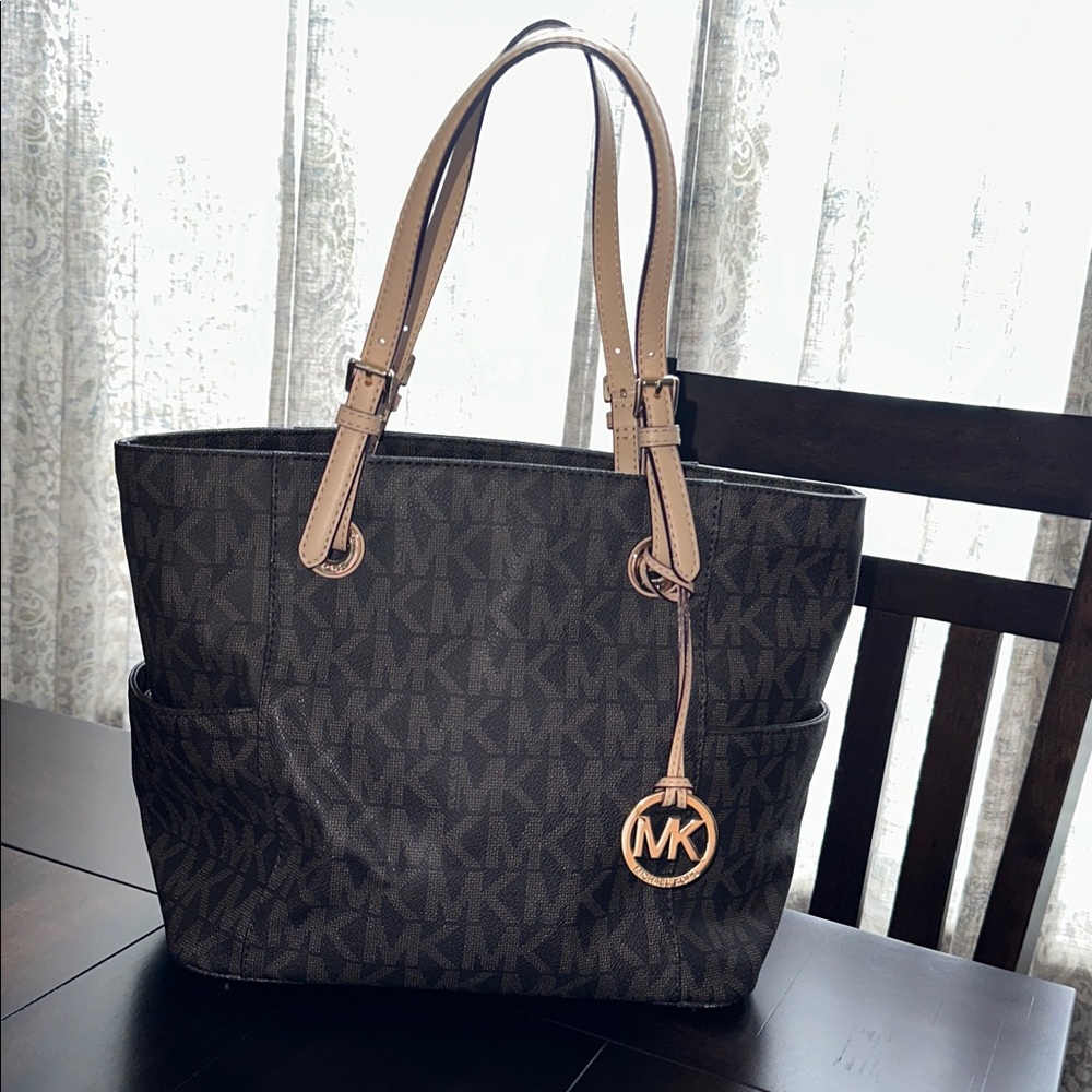 Michael Kors Brown Shoulder Tote Bag
